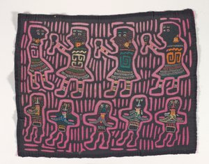 Skjortepanel (mola), ca. 1950 (påført bomull) av Kuna Indian Culture