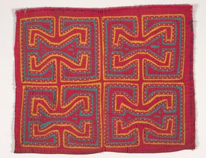 Skjortepanel (mola), ca. 1950 (påført bomull) av Kuna Indian Culture