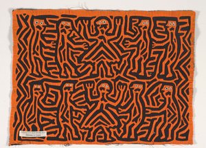 Skjortepanel (mola), ca. 1950 (påført bomull) av Kuna Indian Culture