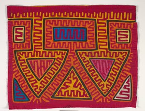Skjortepanel (mola), ca. 1950 (påført bomull)
