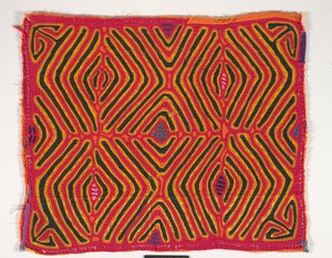 Skjortepanel (mola), ca. 1950 (påført bomull)