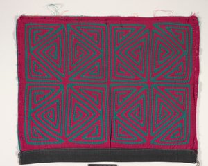 Skjortepanel (mola), ca. 1950 (påført bomull) av Kuna Indian Culture