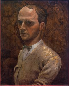 Selbstbildnis mit Fliege von Kurt Günther