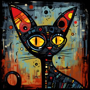 Tegneserie Sfinks Cat 1