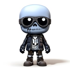 Chibi lite skjelett 4