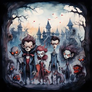 Halloween med vampyrer og varulver 1