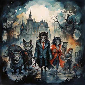 Halloween med vampyrer og varulver 3