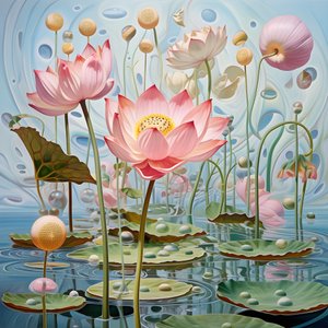 Lotusblomster sammen skudd 1