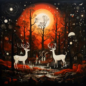 Mennesker forhandler med en magisk hjortegud Moon 3
