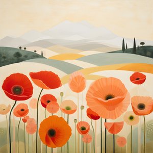 Valmuer i Toscana 2