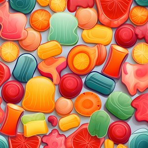 Mønster av Jelly Candies 3