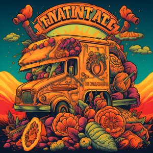 en kunstnerisk begivenhetsplakat for foodtrucks i en skatepark i Nord-California 4