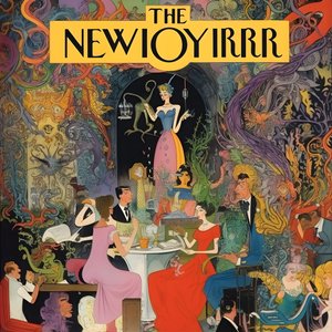 fargerikt new yorker cover vintage tegneserie gag 3