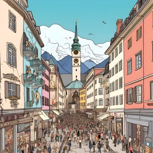 Innsbruck, tegneserie 2