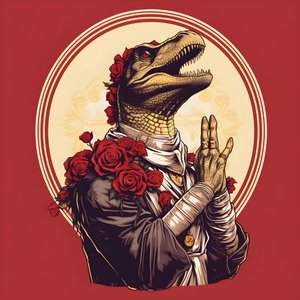 morderdronning ber T-Rex 1