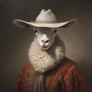 dalail lama i cowboyhatt 4