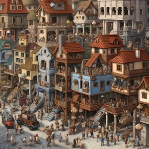 by med mange mennesker realistiske 2