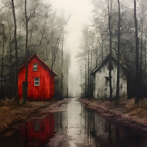 to røde hus i skogen 3