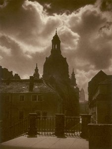 Dresden, Frauenkirche (s/hvitt bilde) av Kurt Hielscher