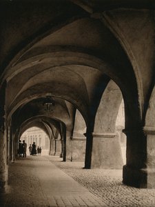 Goritz - Arkader på markedsplassen, 1931 av Kurt Hielscher