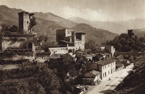 Italia: Castello Verrucola, Fivizzano (s/h-bilde) av Kurt Hielscher