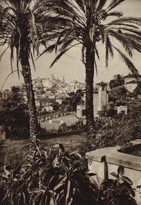 Italia: Porto Maurizio, Riviera (s/hvitt bilde) av Kurt Hielscher