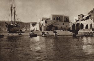 Italia: S Angelo, Ischia (s/hvitt bilde) av Kurt Hielscher