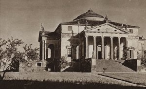 Italia: Vicenza, Villa Rotonda (s/h-bilde) av Kurt Hielscher