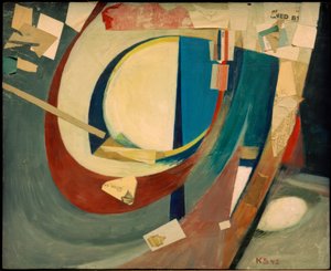 Bildeabstrakt Skoyen II av Kurt Schwitters