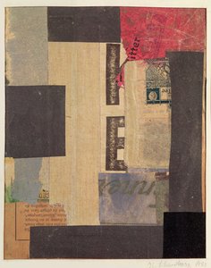 Collage, 1923 av Kurt Schwitters