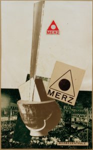 MERZ ANNONSESENTRUM av Kurt Schwitters