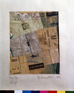 Merz 133 (Collage av Kurt Schwitters