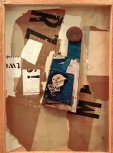 Uten tittel (Merz) av Kurt Schwitters