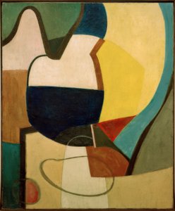 Stilleben på en bordplate av Kurt Schwitters
