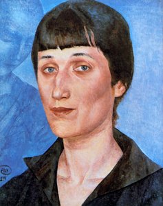 portrett av Anna Akhmatova, 1922