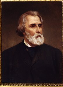 ""Portrett av Ivan Sergeievitsj Tourgueniev (Turgenev av Kyrill Antonovitch Gorbunov
