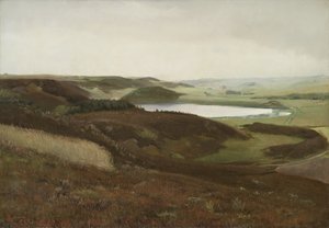 Et landskap nær Bryrup, Jylland av Laurits Andersen Ring