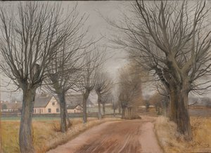 En vei nær Vinderød, Sjælland av Laurits Andersen Ring