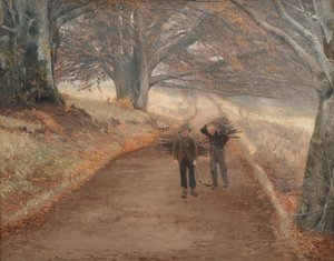 Gangsti nær Herlufsholm, Sjælland av Laurits Andersen Ring