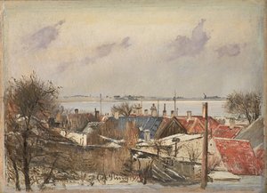 Utsikt fra Roskilde mot Fjorden av Laurits Andersen Ring