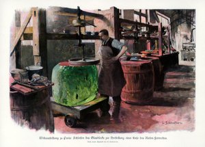 Linseproduksjon, Paris verdensutstilling, 1889, 1900. av L Sabattier