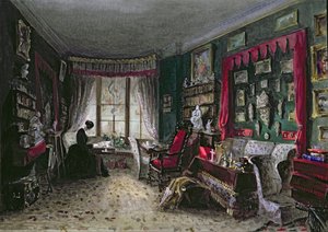 Vår stue i London, 1849 av Lady Honoria Cadogan