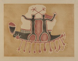 Petroglyph - Menneskefigurer