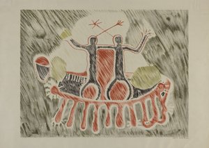 Petroglyph - Menneskefigurer