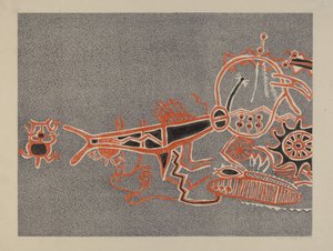 Petroglyph - Menneskefigurer