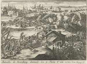 Slaget ved Steenberg, gitt 7. juni 1583 (tittel på objekt) av Lamberecht Causé