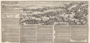 Reise fra Maurits gjennom Brabant til Grave, 1602 Historien om Heyr-reisen som hans prins. utmerke seg. uyt navnet på E.H. Staten der vereenighde Provintien har ghedaeen inden Jare 1602 (tittel på objekt) av Lambert Cornelisz.
