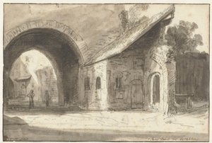 St. Janspoort i Arnhem S Jans Gate til Aernhem (tittel på objekt) av Lambert Doomer