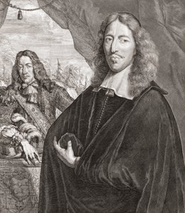 Johan de Witt aka Jan de Witt (til høyre) og broren Cornelis de Witt. av Lambert de Visscher