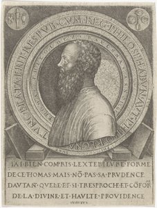 Portrett av filolog Thomas van Ravenna av Lambertus Suavius